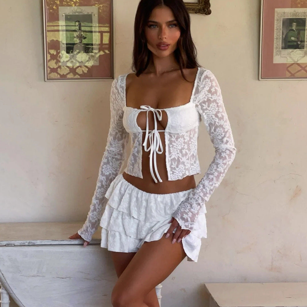 Lace Dream Tie-Up Set